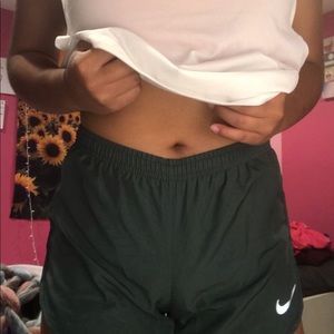 green nike shorts size xs NWOT
